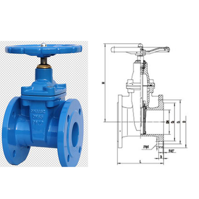 тип запорная заслонка DN 100 фланца anticorrosion с отчетом по испытанию SGS
