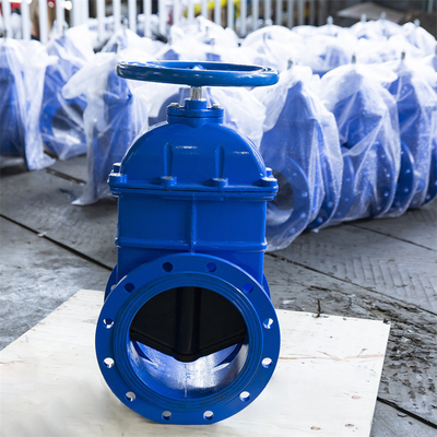 Запорная заслонка Pn10 утюга QT450 QT400 запорной заслонки нечистот DN300 дуктильная эластичная
