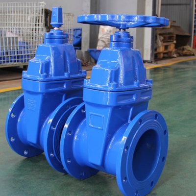 Dn150 Pn16 Ggg50 служило фланцем клапан шлюза утюга клапана шлюза дуктильный 6 дюймов